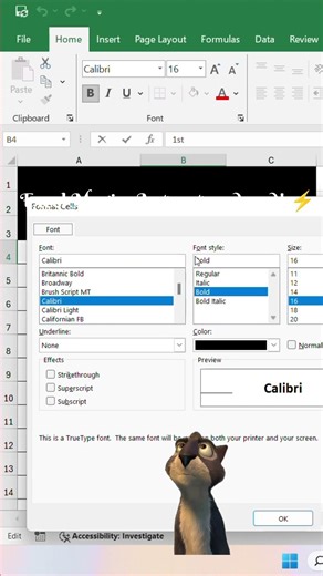 How to write 1st, 2nd, 3rd in Excel | Excel Superscript Trick
