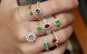 满手糖豆也太甜了～《珠宝开箱》哪个小孩看了不迷糊？珍珠星光➕Vivid gree➕鸽血红