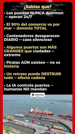 Secretos de los puertos que controlan TODO el mundo ⚓🔥