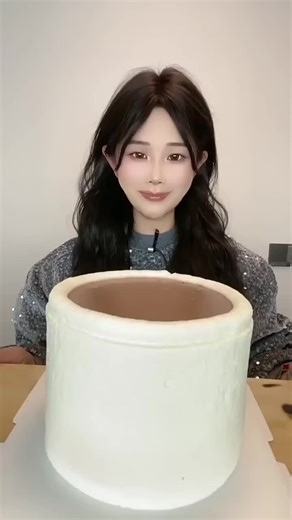 Satisfying ASMR Eating Sounds of Creamy Cake