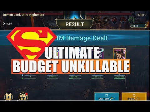 Best Budget Unkillable Clan Boss Team | Raid: Shadow Legends