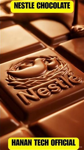 Nestlé Logo Becomes Chocolate Bar 🍫 | 8K Sweet Logo Transformation | Hanan Tech Official