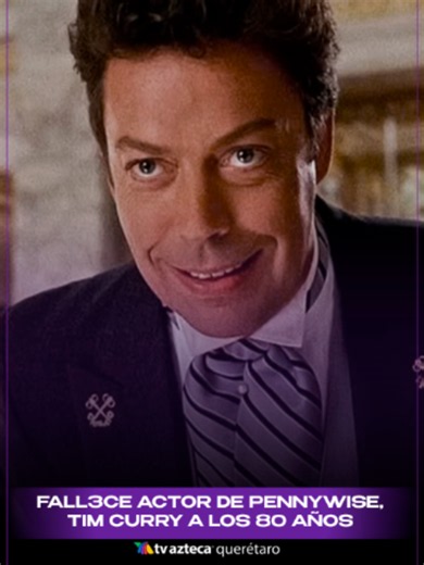 ¡ADIÓS A UNA LEYENDA DEL TERROR! 😢 🎭🎬 Tim Curry, inolvidable como Pennywise en It, falleció a los 80 años. Su carrera también dejó huella en The Rocky Horror Picture Show, Mi pobre angelito 2 y otros clásicos. 🖤 🔗 Visita nuestro sitio web: www.aztecaqueretaro.com/local/ #timcurry #pennywise #cine #it #tvaztecaqueretaro