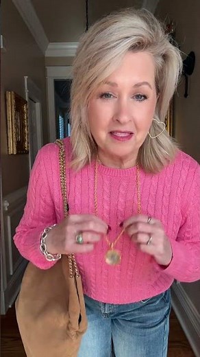 Affordable Cable Knit Sweater and Wide Leg Jeans #styleafter50 #ootd #style