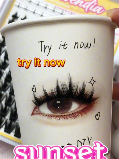 Why settle for basic when you can have sunset? 🌇 #fowendialash #fowendiabeauty #fowendialashes #videowave #diylashextensions #diylash