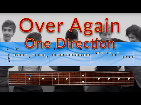 Over Again - One Direction - Guitar TAB Playalong