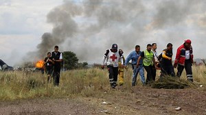 Video captures scene inside passenger jet seconds before crash