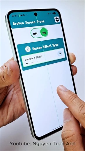 Fake green line on screen