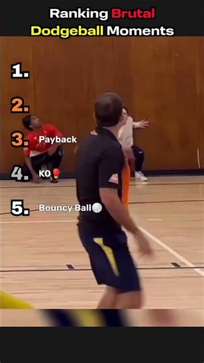 Ranking Brutal Dodgeball Moments.. #shorts