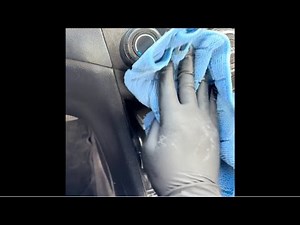 ASMR | Cleaning My Car with XS Black Med Gloves
