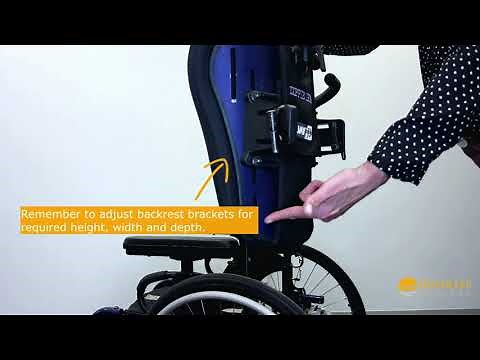 Attaching a J3 Backrest to a Zippie or Quickie Wheelchair - Sunrise Medical Australia