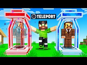 Building a TELEPORTER in Minecraft Create