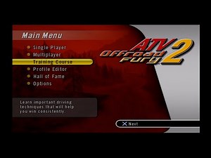 ATV Offroad Fury 2 (PS2) - Part #1 - Training Course
