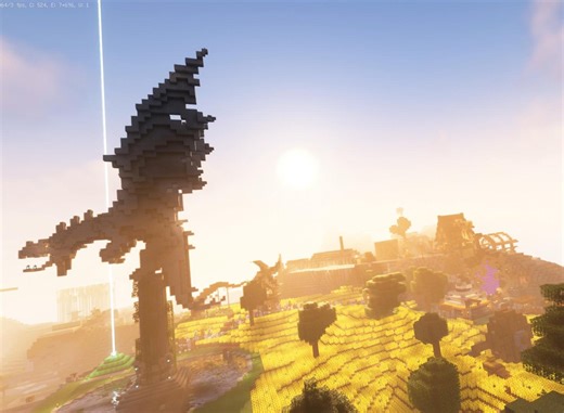 我在MixPixel服务器的建筑【Minecraft】【replay模组练手作】