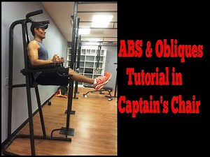 Epi. #142: ABS & Obliques Captain's Chair Tutorial/Core Training. www.TrainerMarcelo.com