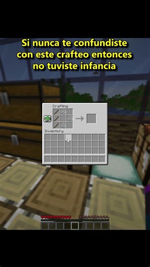 EL CRAFTEO MAS COMPLICADO #minecraft #minecraftmemes #humor
