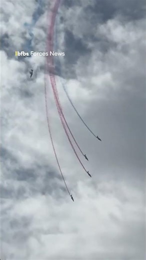 Moment French military aircraft collide and crash