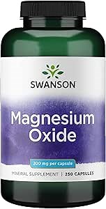 Swanson Magnesium 200 Milligrams 250 Capsules