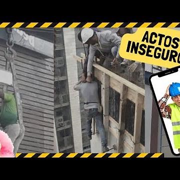 ACTOS INSEGUROS ⛑️ -EJEMPLOS de accidentes de trabajo #incapacidad #imss #stps