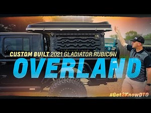 ** CUSTOM BUILT ** 2021 Jeep Gladiator RUBICON ** Overland Build **