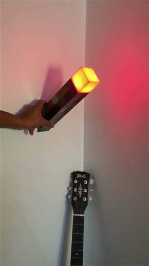 Level up your room lighting 🎮#minecraft #minecraftfans #lamp #fyp