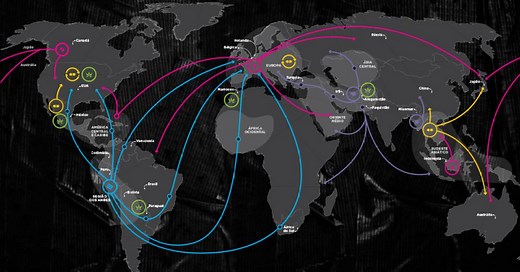 De onde vêm as drogas: as rotas do tráfico no mundo