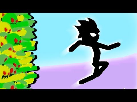I BECOME A STICKMAN FACING MUTANT ZOMBIES!! (Stickman Vs Zombies)