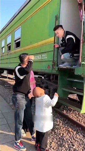 They tried to board the express train, but then suddenly 😳 #shorts