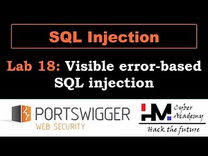 SQL Injection 18 | Visible error-based SQL injection #bugbounty