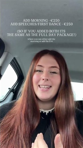 looking for a wedding content package to suit YOUR day? 👀🎬 #weddingsireland #irishbride