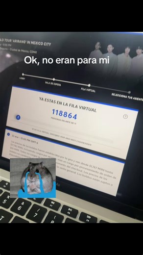 No gane la guerra contra ticketmaster #teodioticketmaster #noalcanceboletos #bts #btsconcert #armytriste😢