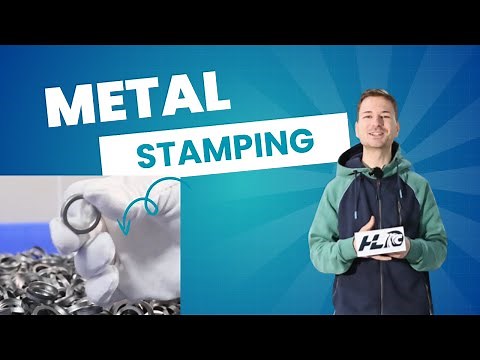 How are metal stamping parts made in a factory?