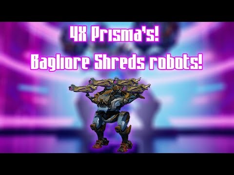 4x Prisma Bagliore Shreds Robots! | War Robots