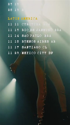 Tickets for all upcoming shows are on sale now at iamjmsn.com/tour. Excited to see y’all out there.