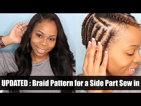 UPDATED: Braiding Pattern for a side part with leave out