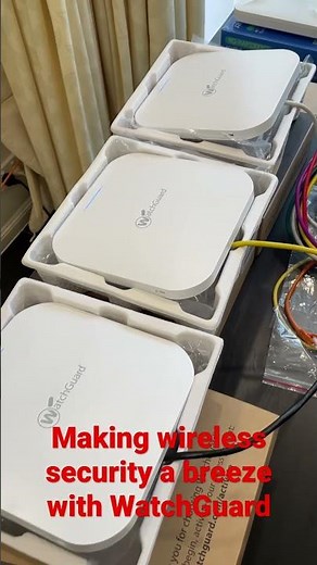 WatchGuard Secure Wireless Setup