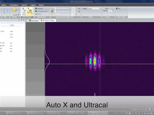 LBP2 Laser Beam Profiler Software/LBP2光束分析仪软件