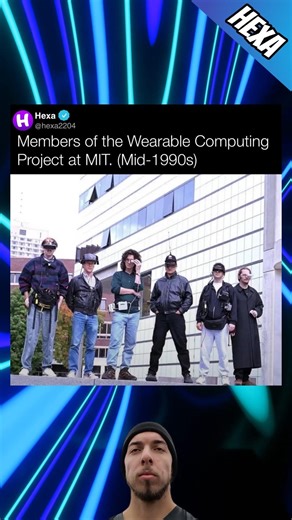 Members of the Wearable Computing Project👀#memes #history #project