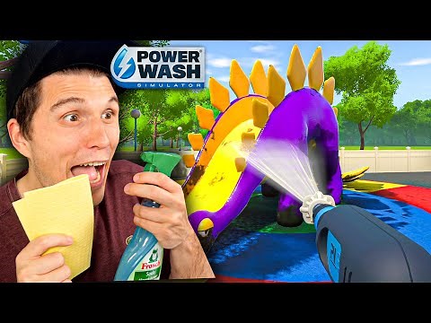 Ich putze deinen Spielplatz für nen 10er | Power Wash Simulator