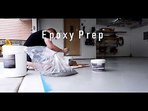 Armorpoxy Garage floor installation