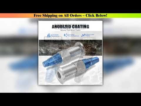 NICECNC 16PCS Polished Spiked Aluminum Wheel Lug Nuts For Yamaha Raptor 700 700R