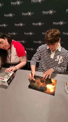 Noah Schnapp From Stranger Things Fan Meetup Paris. Like for more .