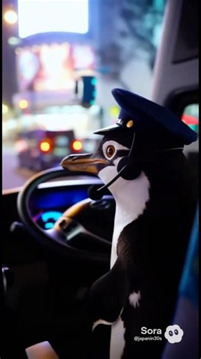 Tokyo Sightseeing Bus—Driven by a Penguin!