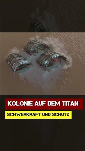 Colony on Titan. Gravity and protection.