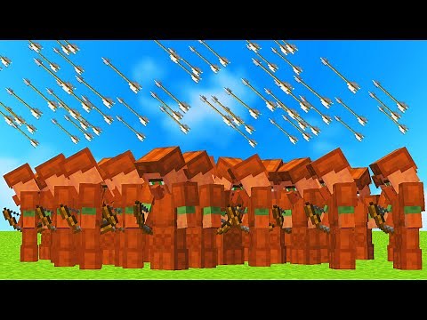 UNFASSBAR Epische Villager Armee in Minecraft! Villager Recruits Mods