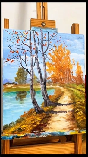 62K views · 738 reactions | The desolate landscape exhibits a stark beauty.️ . #art #nature #painting #fb #highlight | Jun Das | Facebook