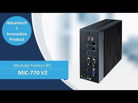 Modular Fanless IPCs, MIC-770 V2, view in 360 degree, Advantech (EN)