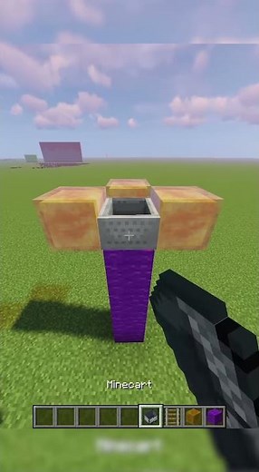 how to make a circle in Minecraft #shorts