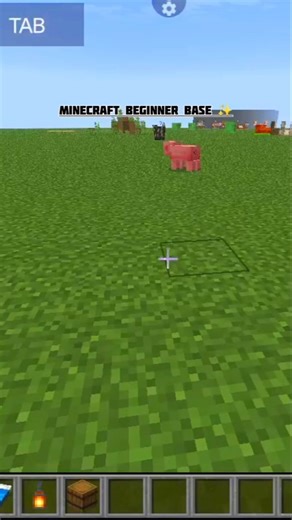 I Built the PERFECT Beginner Base in Minecraft! (No One Can Top This)"#minecraft #shorts