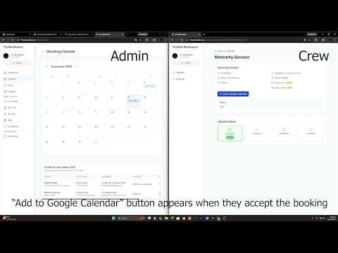 The Wild - Google Calendar API Demo
